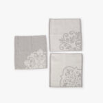 Serviettes de Bain Coton Blanc et Gris PORTUGUESE SOUL – Image 2