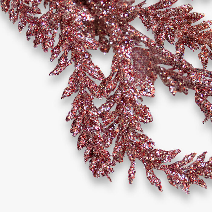 Branche épi rose 65 cm RETRO CHRISTMAS – Image 2