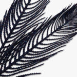Branchage Plumes Bleu 74cm – Image 2