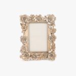 Cadre avec Fleurs Argent 10x15 LA ROCHELLE