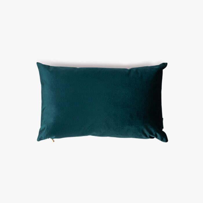 Housse de Coussin en Velours Vert Foncé PALACE – Image 1