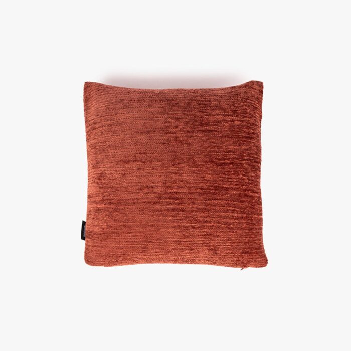 Housse de Coussin Chenille Rose Ancien 40x40 INDIE – Image 1