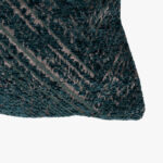 Housse de Coussin Chenille Zigzag Vert Foncé 40x40 SIMONE – Image 2