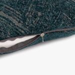 Housse de Coussin Chenille Zigzag Vert Foncé 40x40 SIMONE – Image 3