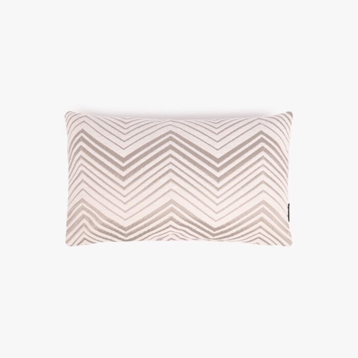 Housse de Coussin ZigZag Blanc HERITAGE – Image 1