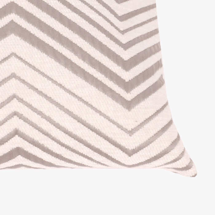 Housse de Coussin ZigZag Blanc HERITAGE – Image 2