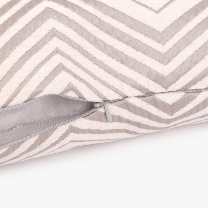 Housse de Coussin ZigZag Blanc HERITAGE – Image 4
