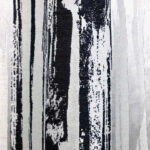 Rideau Abstrait Noir et Gris LAKI – Image 3