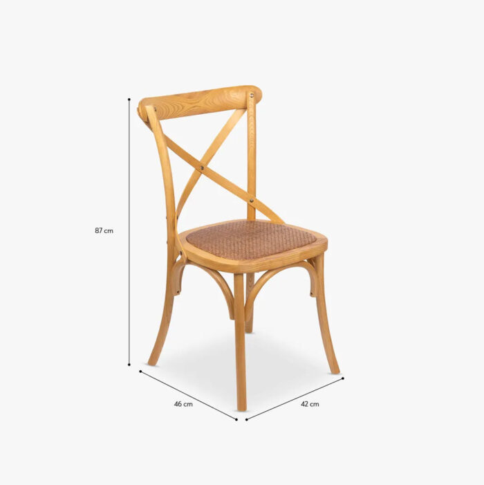Chaise Naturelle Sans Accoudoirs ANTARCTIQUE – Image 6