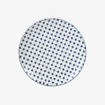 Assiette plate Geo Bleue ASIA