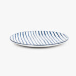 Assiette Plate Rayures Bleues ASIA – Image 2