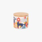 Pot avec couvercle en Bambou CAT IN THE CITY – Image 2
