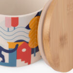 Pot avec couvercle en Bambou CAT IN THE CITY – Image 4