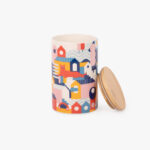 Pot avec couvercle en Bambou CAT IN THE CITY – Image 3