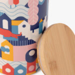 Pot avec couvercle en Bambou CAT IN THE CITY – Image 4
