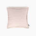 Housse microfibre beige 45x45+3 AURA