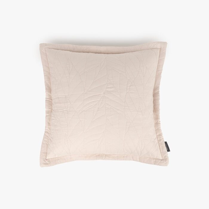 Housse microfibre beige 45x45+3 AURA – Image 1