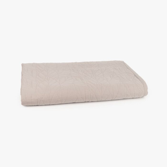 Couette avec Piqûre de Feuille Grise 180x250 HOMY – Image 1