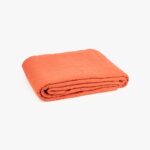 Couette avec Piqûre en Forme de Feuille Terracotta 180x250 HOMY