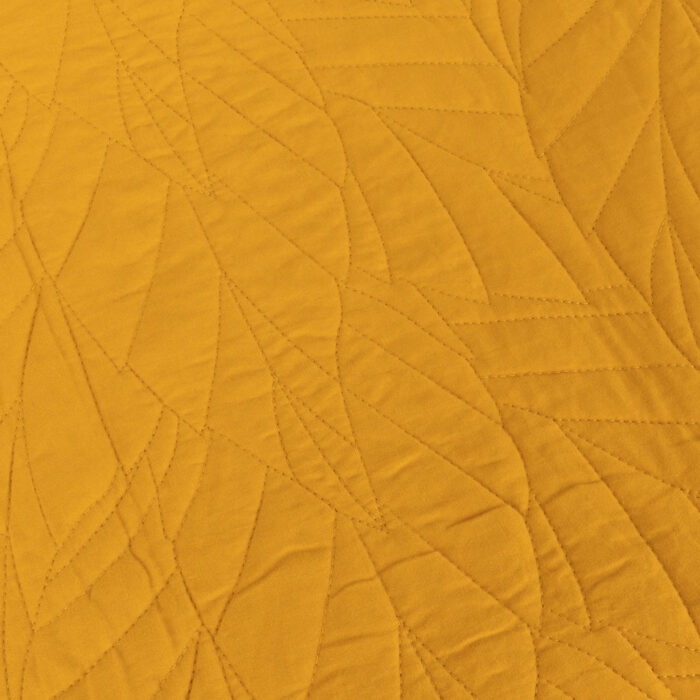Édredon avec Surpiqûre Feuille Moutarde 250x270 HOMY – Image 2
