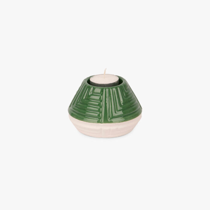 Bougeoir Vert 10 cm FARMLAND – Image 2
