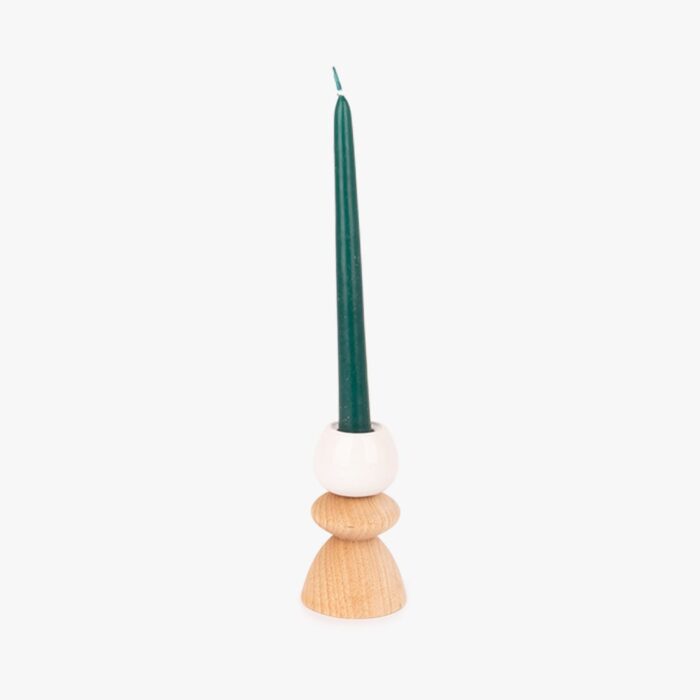 Chandelier en bois blanc 12 cm COZY – Image 2