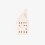 Maison blanche pour bougie 15cm NEW BRIGHT