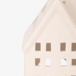 Maison blanche pour bougie 15cm NEW BRIGHT – Image 2