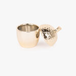 Boîte gland dorée 16cm NEW BRIGHT - Image 2