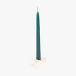 Bougeoir en forme d'étoile blanc 8x3cm NEW BRIGHT – Image 2