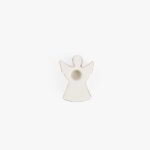 Bougeoir ange blanc 9x3cm NEW BRIGHT – Image 2