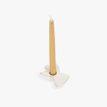 Bougeoir ange blanc 9x3cm NEW BRIGHT – Image 3