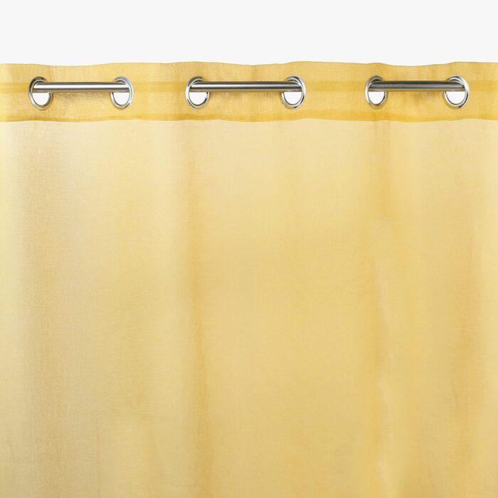 Rideau Transparent Moutarde 4EVERYDAY – Image 1