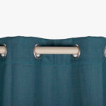 Rideau Semi-Opaque Turquoise Foncé 4EVERYDAY – Image 3