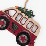 Enfeite de natal carrinha em madeira COZY - Image 2