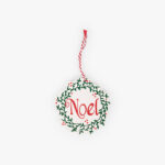 Ornement de couronne Noël KITSCH