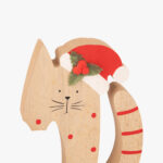 Chats en bois 14x18cm COZY – Image 4