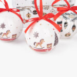 Boules de Noël Happy Holidays (4 pièces) COZY – Image 3