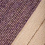Tapete de Algodão e Juta Bege e Roxo 70x150 BLIDA - Image 2
