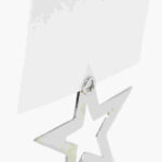 Marque-place en Métal Étoile Argent PARTY – Image 2
