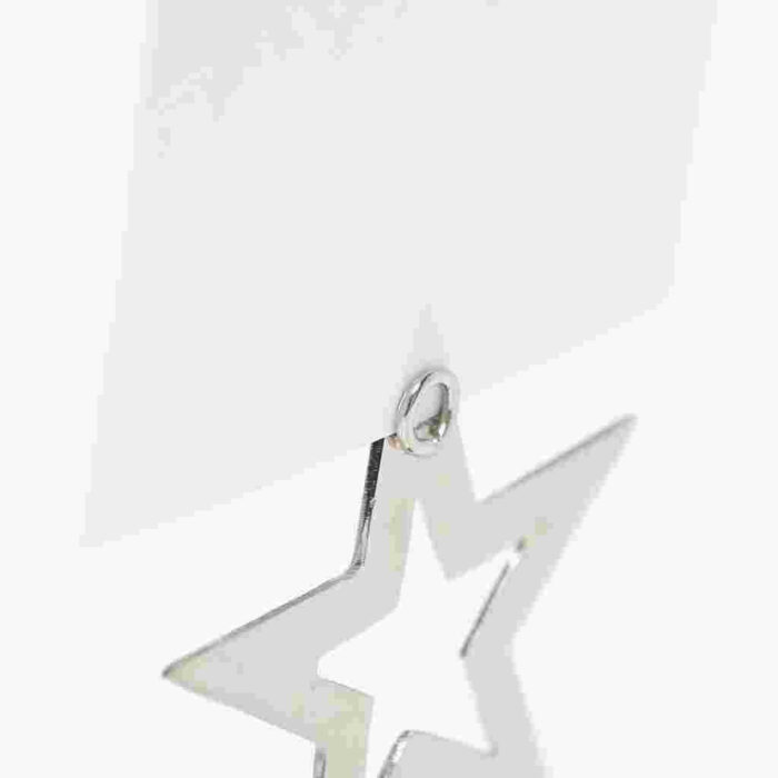 Marque-place en Métal Étoile Argent PARTY – Image 2