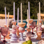 Bougeoir Géométrique Pastel Grand MARSHMALLOW – Image 5