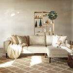 Canapé chaise longue droite naturel BLOOM – Image 6