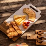 Planche Rectangulaire en Bois et Pierre NEPAL