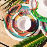 Assiette Plate en Mélamine PAPAIA - Image 2