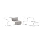 Module de canapé sans accoudoir gris COTILLARD – Image 5