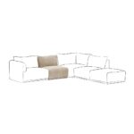 Module de canapé sans accoudoir beige COTILLARD – Image 6